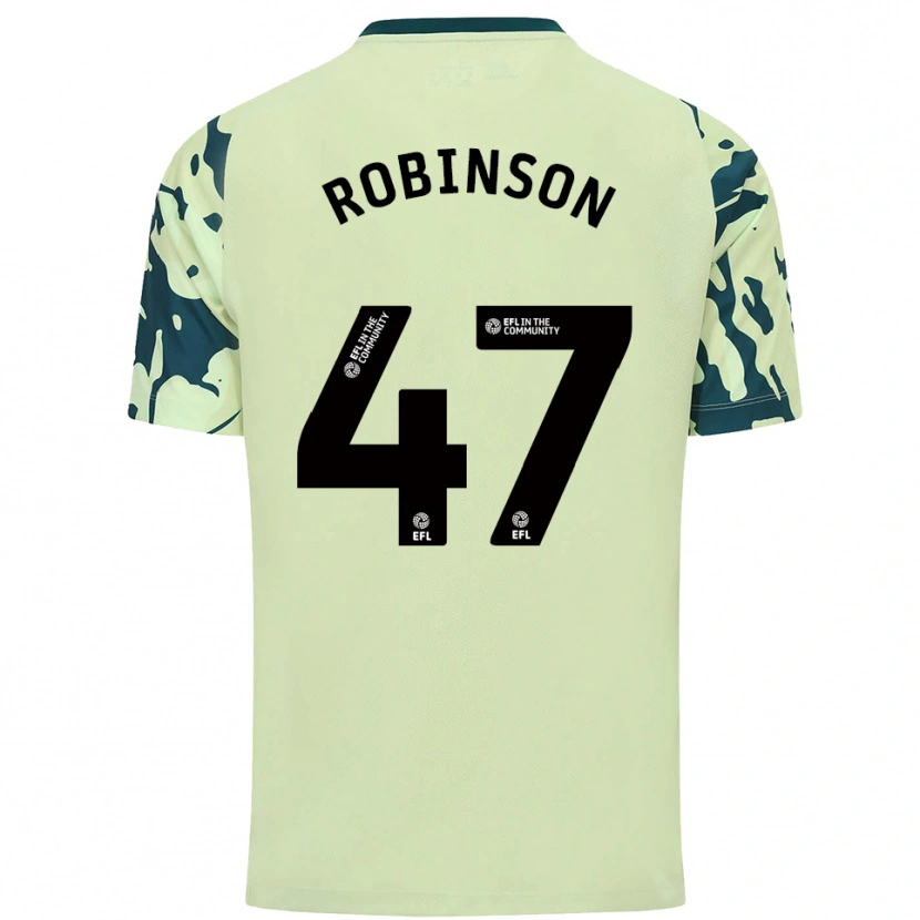 Danxen Mujer Camiseta Callum Robinson #47 Verde Oscuro 2ª Equipación 2025/26 La Camisa México