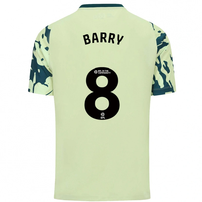 Danxen Mujer Camiseta Fiona Barry #8 Verde Oscuro 2ª Equipación 2025/26 La Camisa México