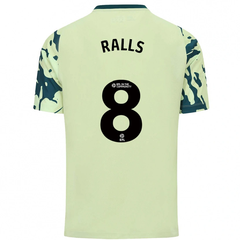 Danxen Mujer Camiseta Joe Ralls #8 Verde Oscuro 2ª Equipación 2025/26 La Camisa México