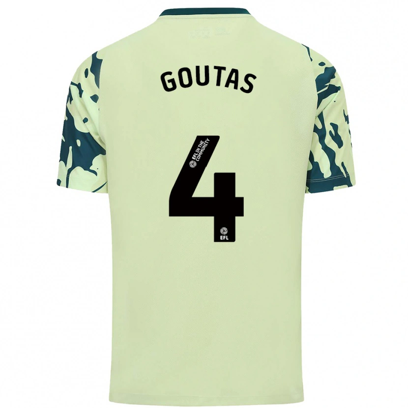 Danxen Mujer Camiseta Dimitrios Goutas #4 Verde Oscuro 2ª Equipación 2025/26 La Camisa México