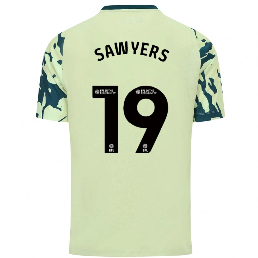 Danxen Mujer Camiseta Romaine Sawyers #19 Verde Oscuro 2ª Equipación 2025/26 La Camisa México