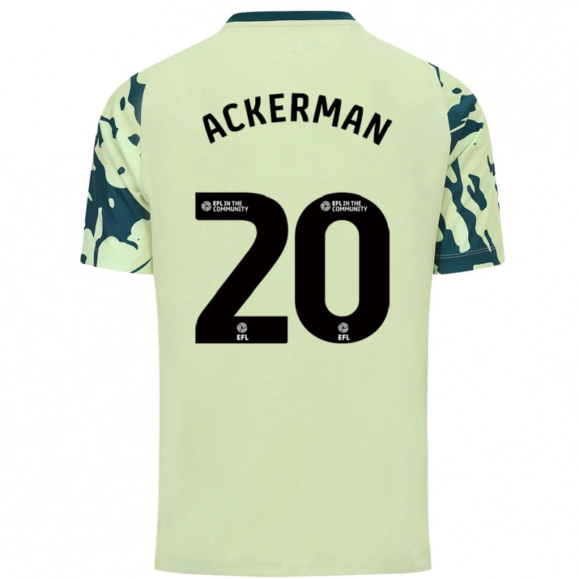 Danxen Mujer Camiseta Mali Ackerman #20 Verde Oscuro 2ª Equipación 2025/26 La Camisa México