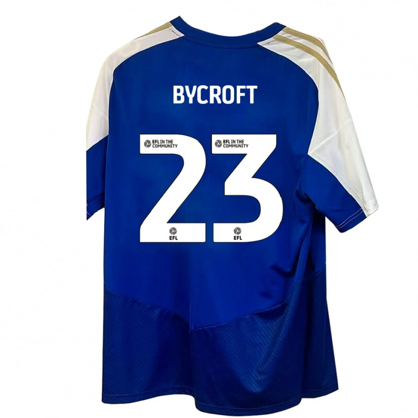 Danxen Mujer Camiseta Jack Bycroft #23 Azul Blanco Dorado 2ª Equipación 2025/26 La Camisa México