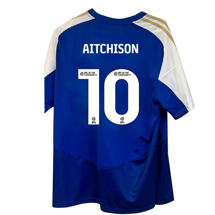 Danxen Mujer Camiseta Jack Aitchison #10 Azul Blanco Dorado 2ª Equipación 2025/26 La Camisa México