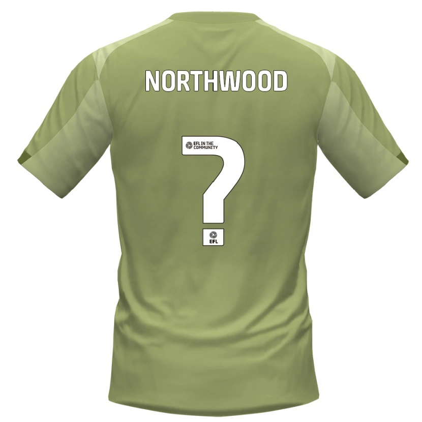 Danxen Mujer Camiseta Luke Northwood #0 Salvia Champán 2ª Equipación 2025/26 La Camisa México