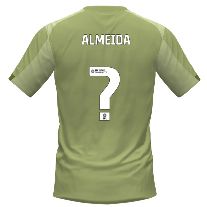 Danxen Mujer Camiseta Liliana Almeida #0 Salvia Champán 2ª Equipación 2025/26 La Camisa México
