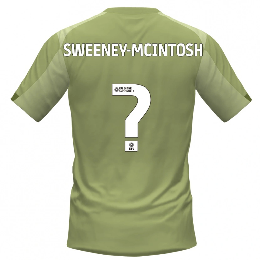 Danxen Mujer Camiseta Brogan Sweeney-Mcintosh #0 Salvia Champán 2ª Equipación 2025/26 La Camisa México