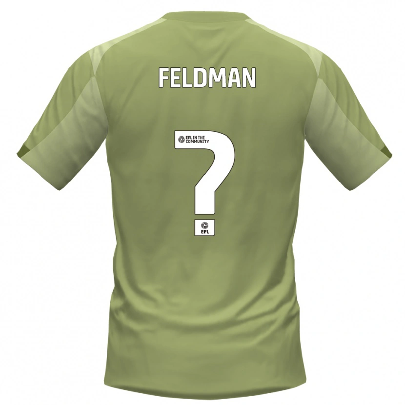 Danxen Mujer Camiseta Jordan Feldman #0 Salvia Champán 2ª Equipación 2025/26 La Camisa México