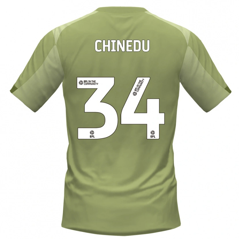 Danxen Mujer Camiseta Phillip Chinedu #34 Salvia Champán 2ª Equipación 2025/26 La Camisa México