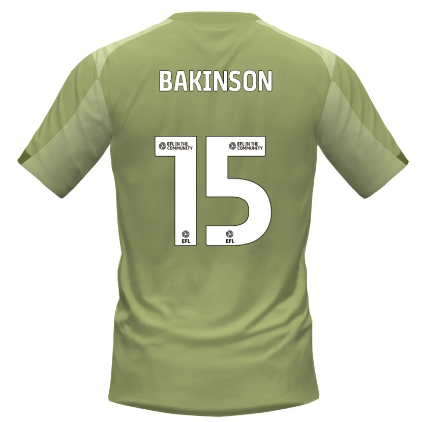 Danxen Mujer Camiseta Tyreeq Bakinson #15 Salvia Champán 2ª Equipación 2025/26 La Camisa México