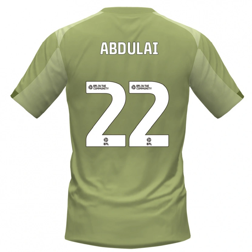 Danxen Mujer Camiseta Azeem Abdulai #22 Salvia Champán 2ª Equipación 2025/26 La Camisa México