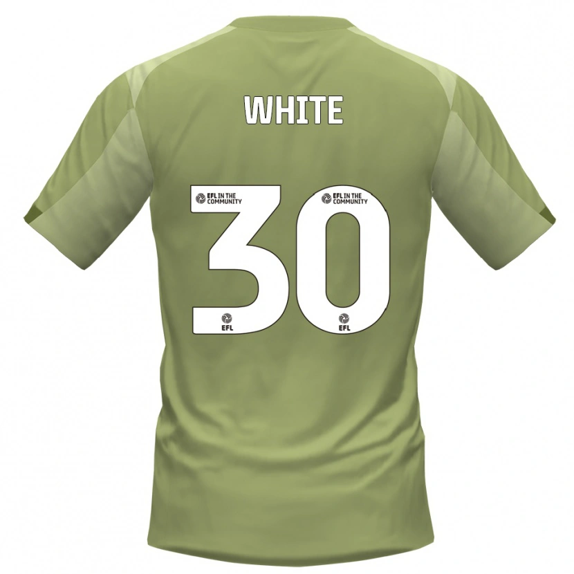 Danxen Mujer Camiseta Joe White #30 Salvia Champán 2ª Equipación 2025/26 La Camisa México