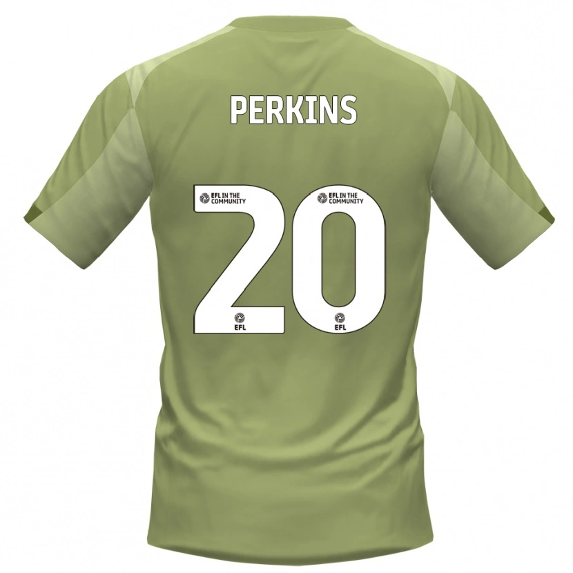 Danxen Mujer Camiseta Sonny Perkins #20 Salvia Champán 2ª Equipación 2025/26 La Camisa México