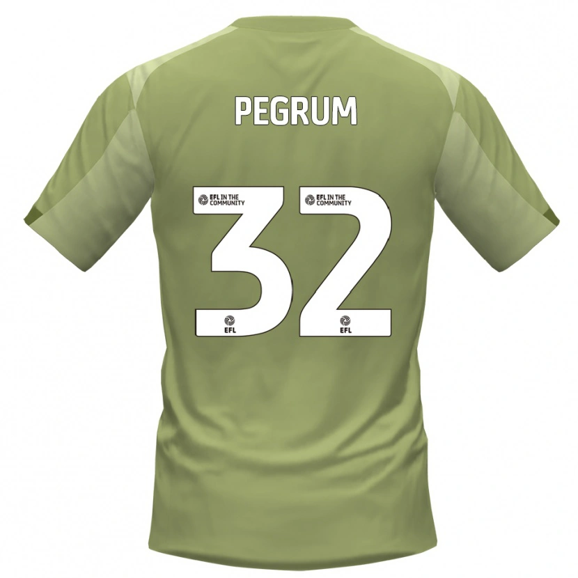 Danxen Mujer Camiseta Charlie Pegrum #32 Salvia Champán 2ª Equipación 2025/26 La Camisa México