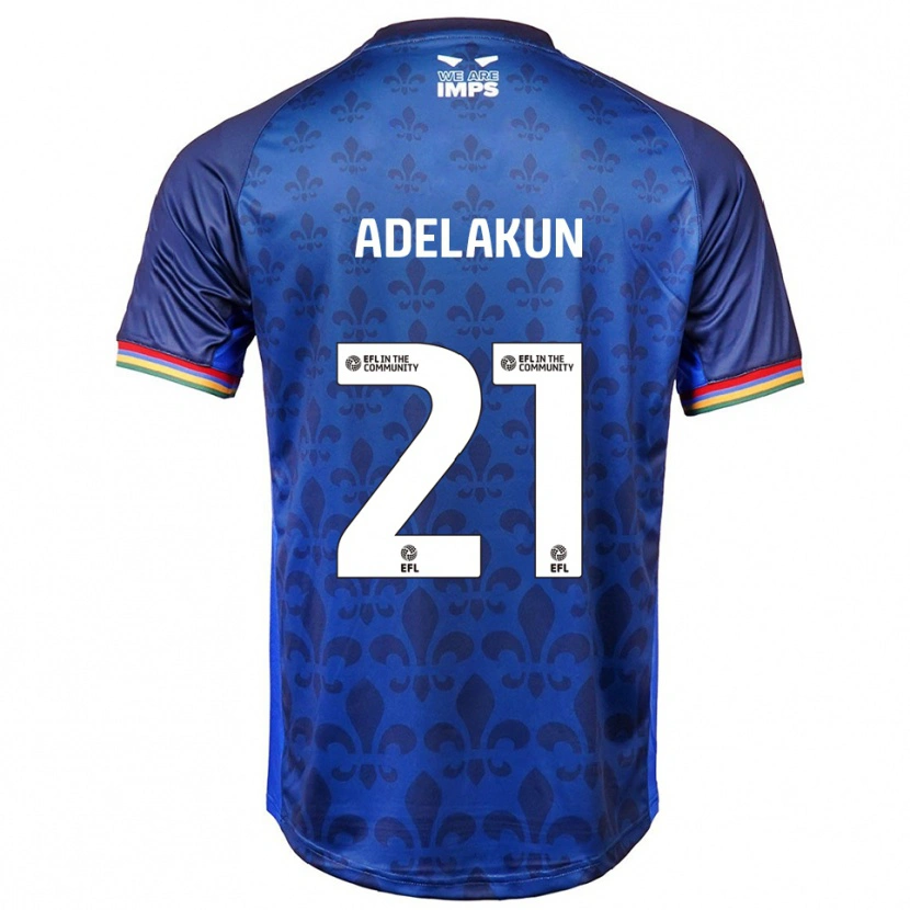 Danxen Mujer Camiseta Hakeeb Adelakun #21 Azul Azul Marino 2ª Equipación 2025/26 La Camisa México