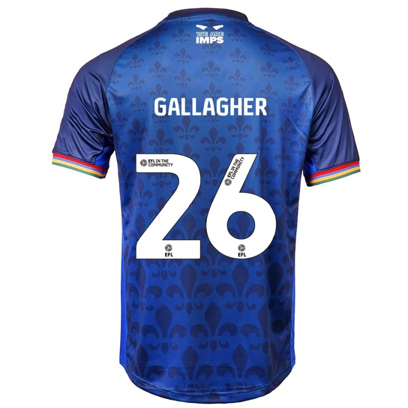 Danxen Mujer Camiseta Oisín Gallagher #26 Azul Azul Marino 2ª Equipación 2025/26 La Camisa México