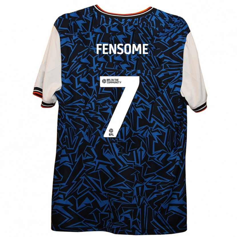 Danxen Mujer Camiseta Tash Fensome #7 Azul Negro Blanco 2ª Equipación 2025/26 La Camisa México
