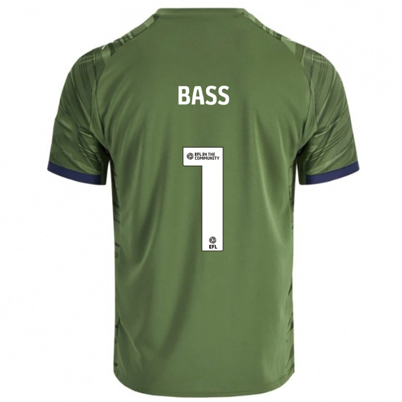 Danxen Mujer Camiseta Alex Bass #1 Verde Blanco 2ª Equipación 2025/26 La Camisa México