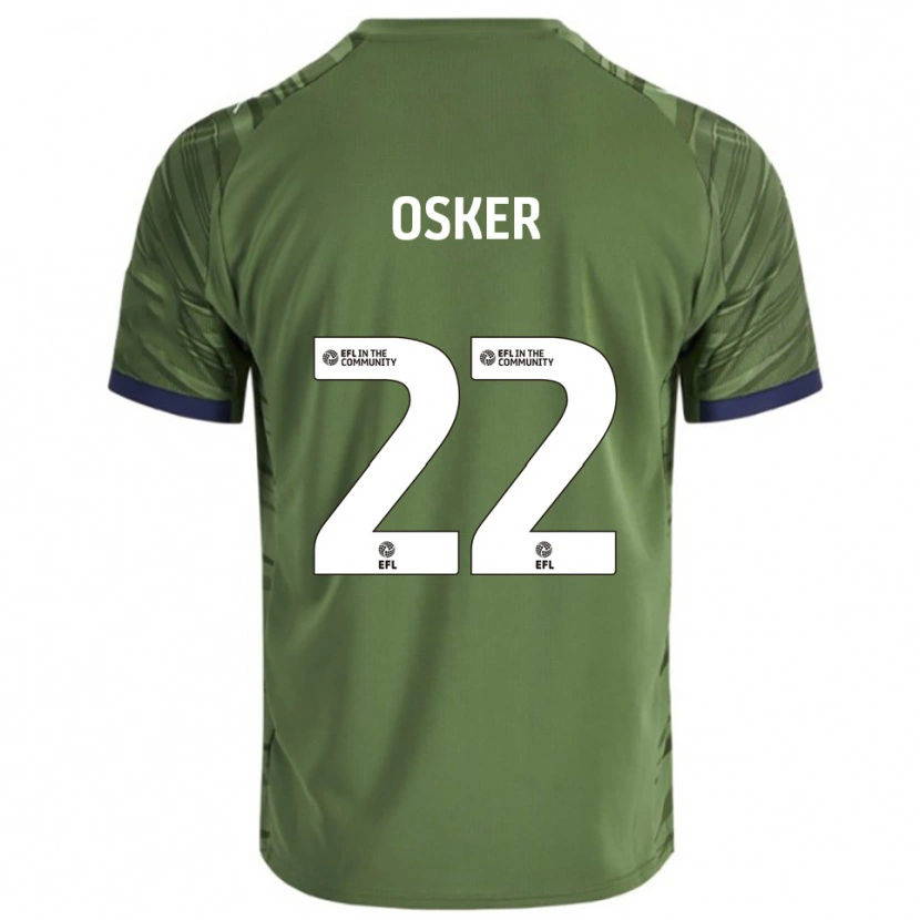 Danxen Mujer Camiseta Edyn Osker #22 Verde Blanco 2ª Equipación 2025/26 La Camisa México