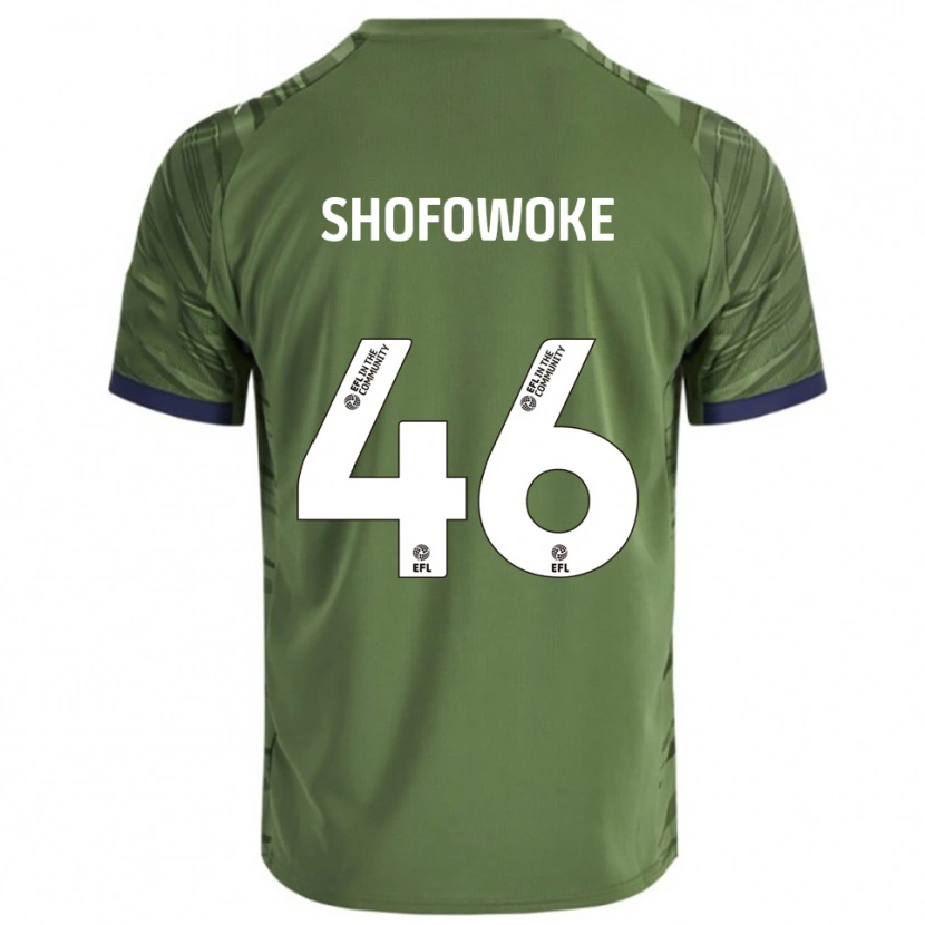 Danxen Mujer Camiseta Boluwatife Shofowoke #46 Verde Blanco 2ª Equipación 2025/26 La Camisa México