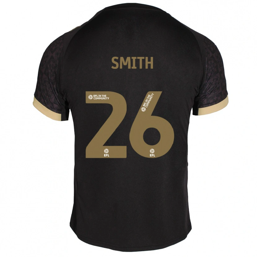 Danxen Mujer Camiseta Caitlin Smith #26 Negro Dorado 2ª Equipación 2025/26 La Camisa México