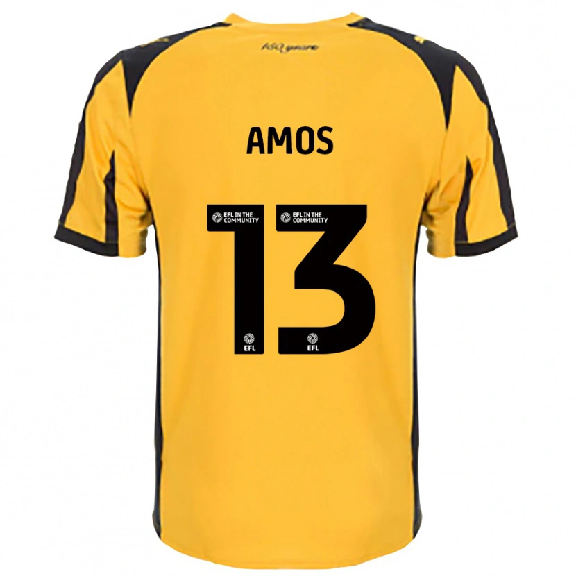 Danxen Mujer Camiseta Ben Amos #13 Naranja Negro 2ª Equipación 2025/26 La Camisa México