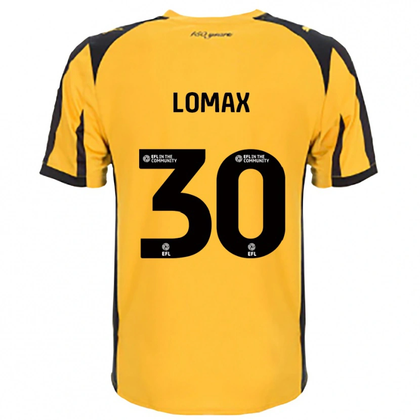 Danxen Mujer Camiseta Ben Lomax #30 Naranja Negro 2ª Equipación 2025/26 La Camisa México