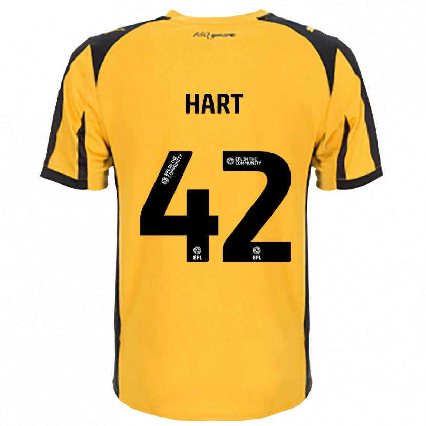 Danxen Mujer Camiseta Sam Hart #42 Naranja Negro 2ª Equipación 2025/26 La Camisa México