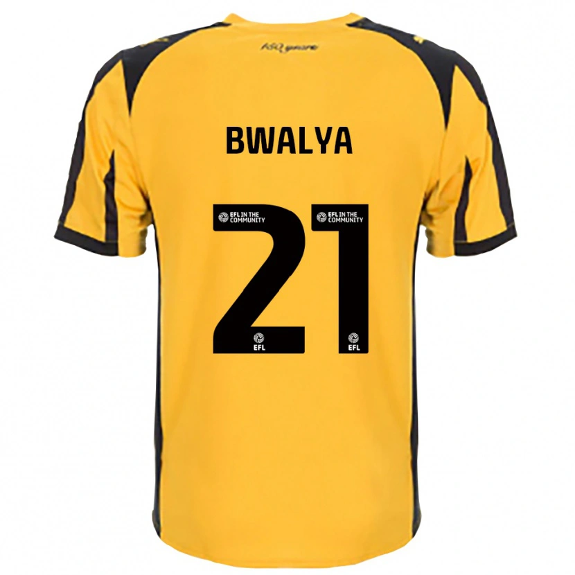 Danxen Mujer Camiseta Sophie Bwalya #21 Naranja Negro 2ª Equipación 2025/26 La Camisa México