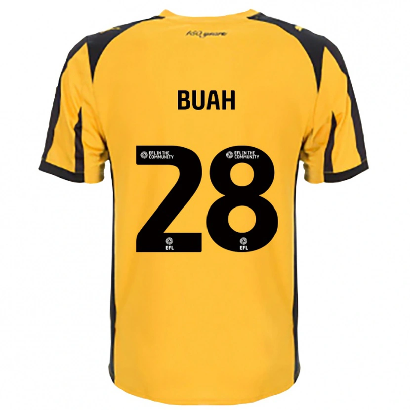 Danxen Mujer Camiseta Andrew Buah #28 Naranja Negro 2ª Equipación 2025/26 La Camisa México