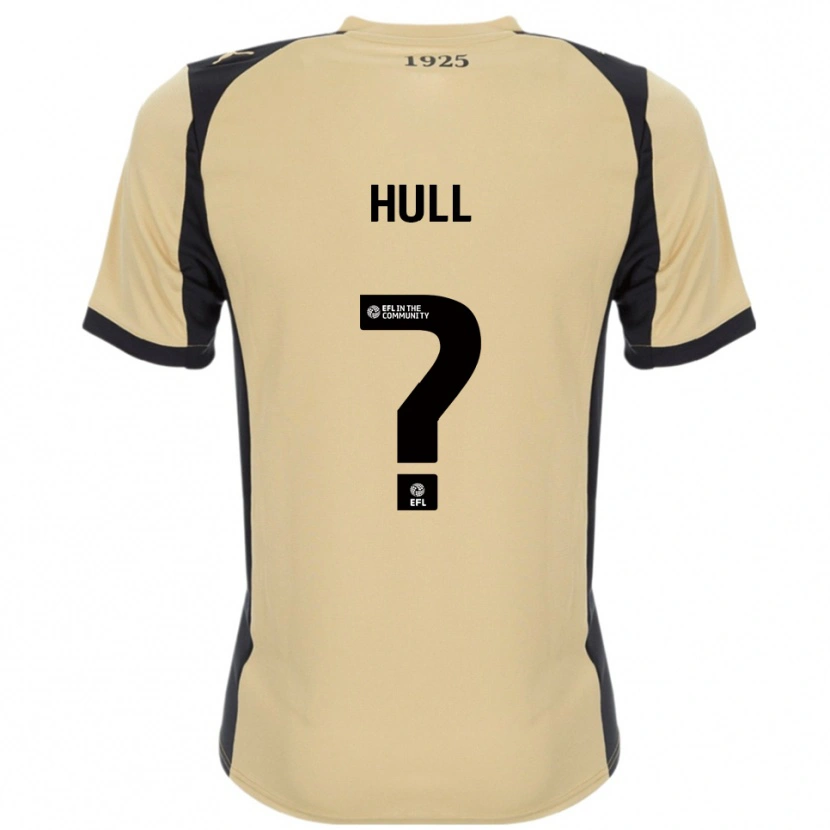 Danxen Mujer Camiseta Jake Hull #0 Dorado Negro 2ª Equipación 2025/26 La Camisa México