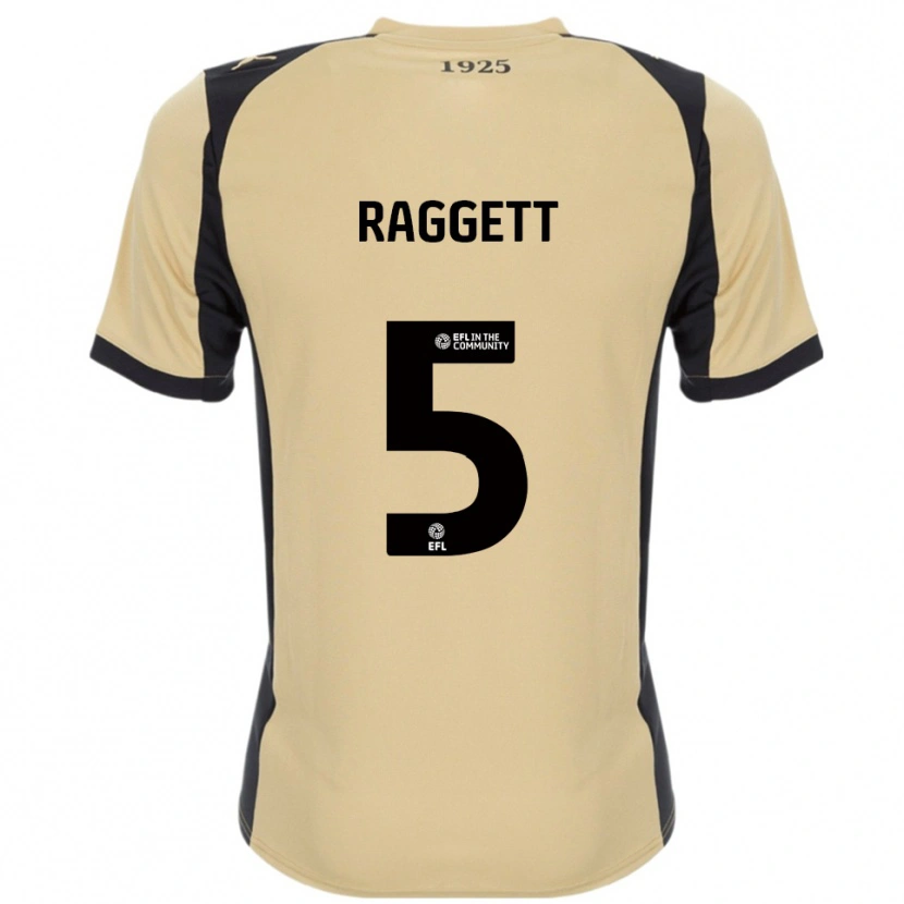 Danxen Mujer Camiseta Sean Raggett #5 Dorado Negro 2ª Equipación 2025/26 La Camisa México