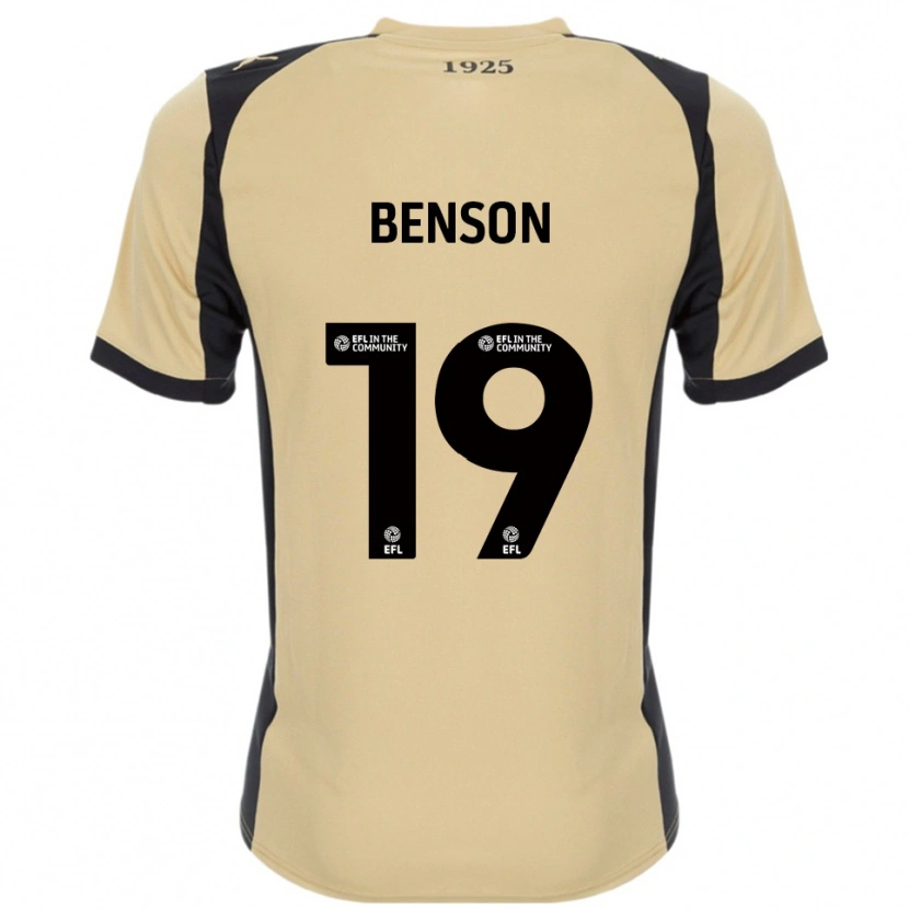 Danxen Mujer Camiseta Josh Benson #19 Dorado Negro 2ª Equipación 2025/26 La Camisa México