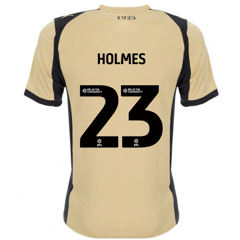Danxen Mujer Camiseta Jack Holmes #23 Dorado Negro 2ª Equipación 2025/26 La Camisa México