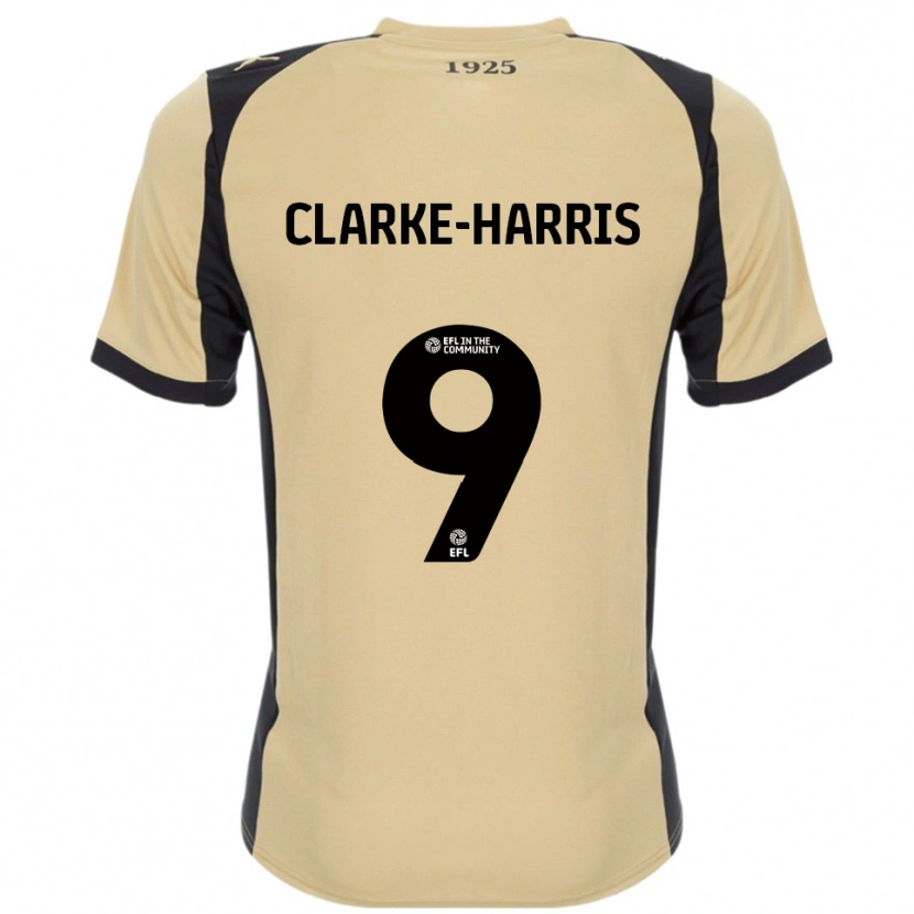 Danxen Mujer Camiseta Jonson Clarke-Harris #9 Dorado Negro 2ª Equipación 2025/26 La Camisa México
