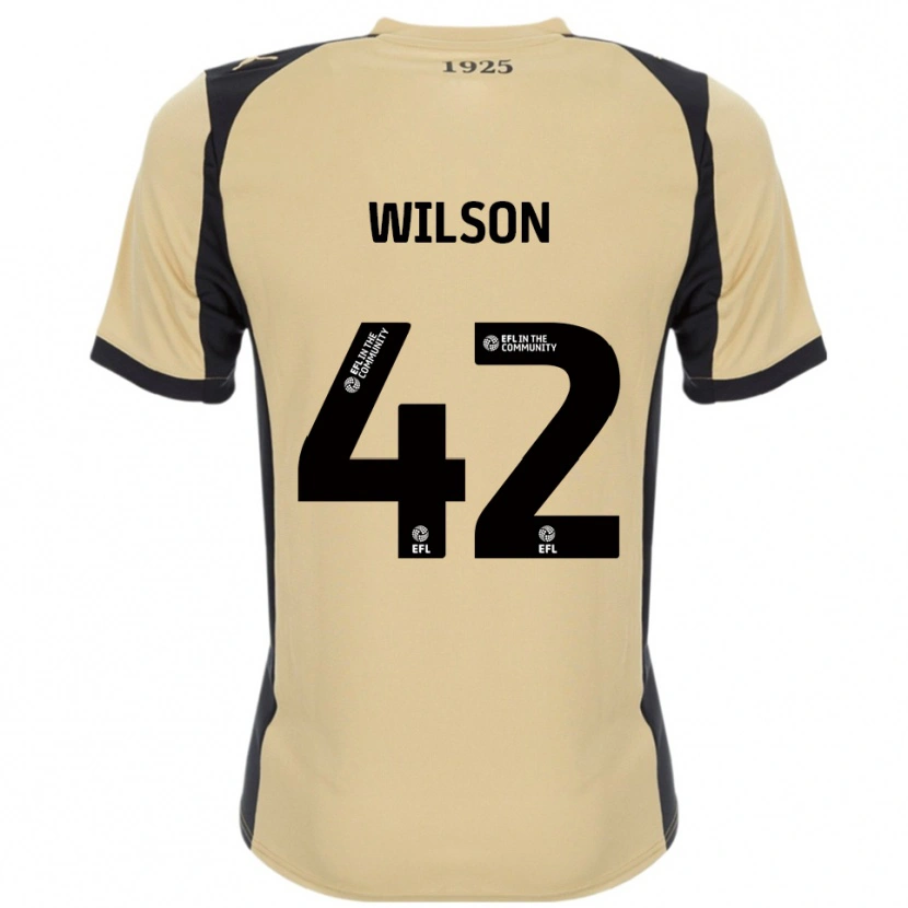 Danxen Mujer Camiseta Reece Wilson #42 Dorado Negro 2ª Equipación 2025/26 La Camisa México