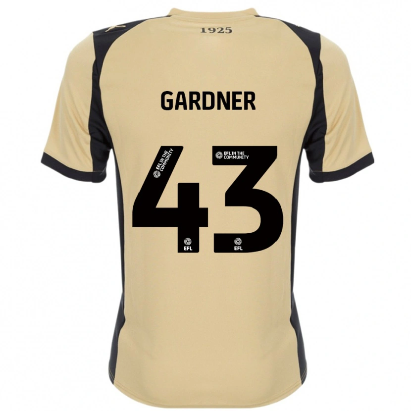 Danxen Mujer Camiseta Dean Gardner #43 Dorado Negro 2ª Equipación 2025/26 La Camisa México
