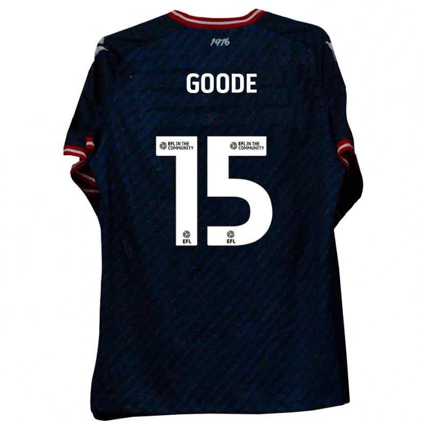 Danxen Mujer Camiseta Charlie Goode #15 Azul Marino Rojo 2ª Equipación 2025/26 La Camisa México