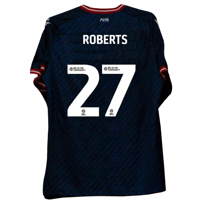 Danxen Mujer Camiseta Mathaeus Roberts #27 Azul Marino Rojo 2ª Equipación 2025/26 La Camisa México