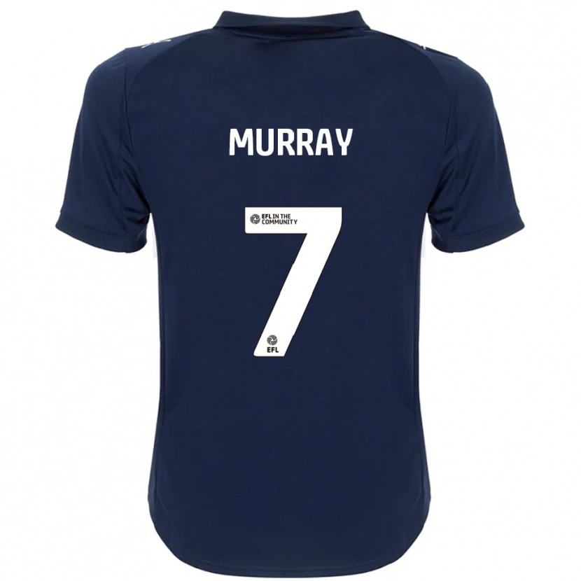 Danxen Mujer Camiseta Fraser Murray #7 Azul Marino Blanco 2ª Equipación 2025/26 La Camisa México