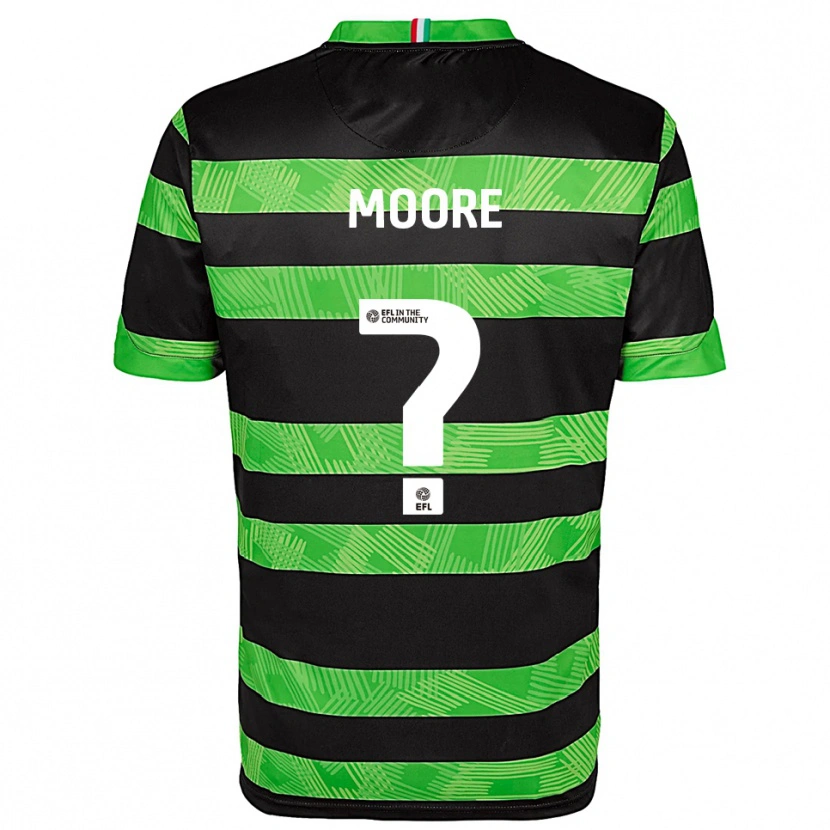 Danxen Mujer Camiseta Kiayon Moore #0 Negro Verde 2ª Equipación 2025/26 La Camisa México
