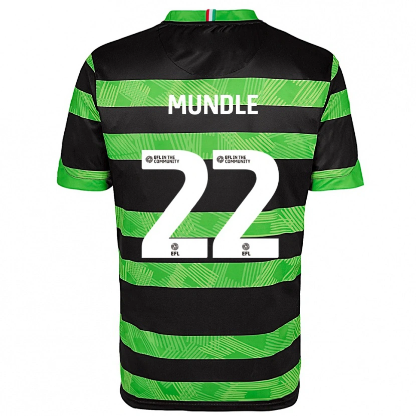 Danxen Mujer Camiseta Alyssia Mundle #22 Negro Verde 2ª Equipación 2025/26 La Camisa México