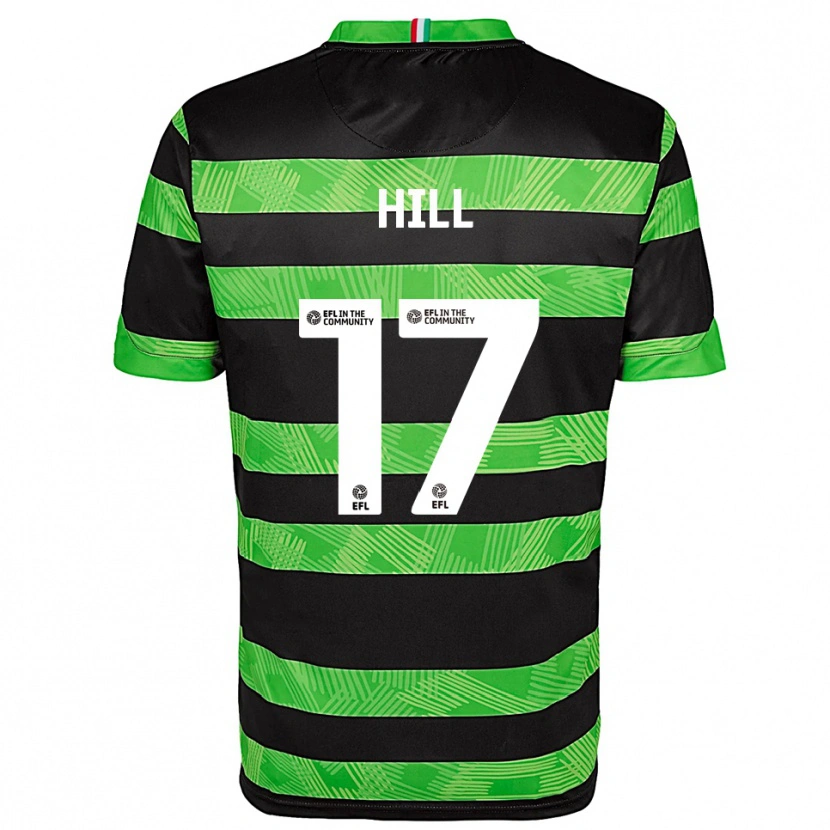 Danxen Mujer Camiseta Anisha Hill #17 Negro Verde 2ª Equipación 2025/26 La Camisa México