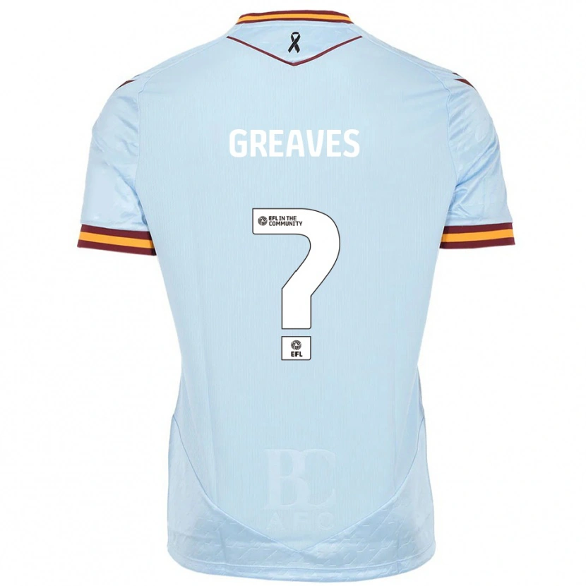 Danxen Mujer Camiseta Leah Greaves #0 Celeste 2ª Equipación 2025/26 La Camisa México