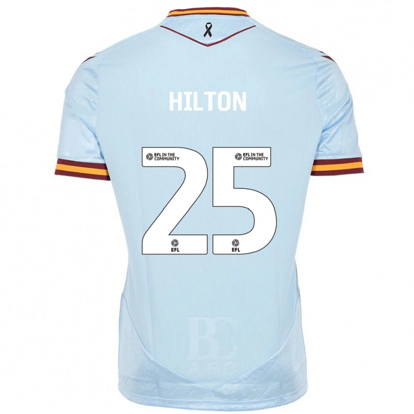 Danxen Mujer Camiseta Joe Hilton #25 Celeste 2ª Equipación 2025/26 La Camisa México