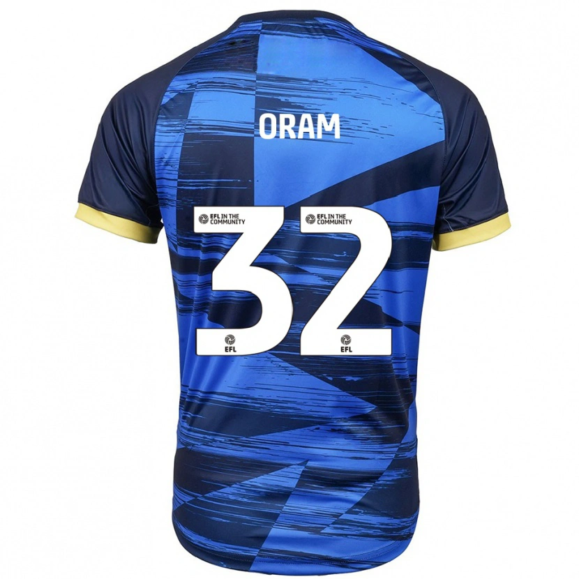 Danxen Mujer Camiseta Jake Oram #32 Azul Azul Marino 2ª Equipación 2025/26 La Camisa México