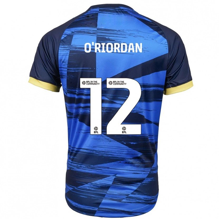 Danxen Mujer Camiseta Connor O'riordan #12 Azul Azul Marino 2ª Equipación 2025/26 La Camisa México