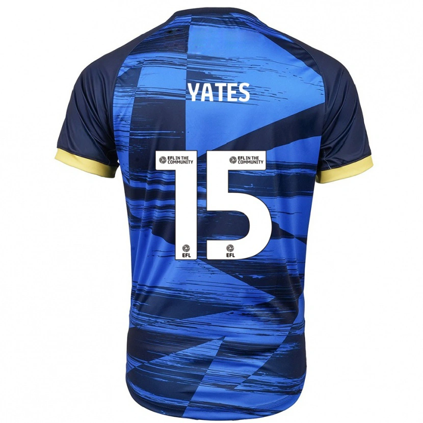 Danxen Mujer Camiseta Katie Yates #15 Azul Azul Marino 2ª Equipación 2025/26 La Camisa México