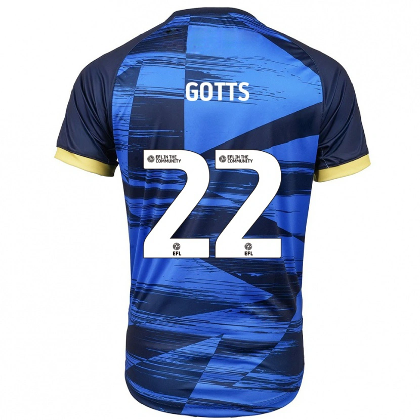 Danxen Mujer Camiseta Robbie Gotts #22 Azul Azul Marino 2ª Equipación 2025/26 La Camisa México