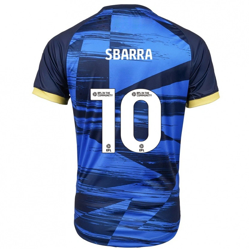Danxen Mujer Camiseta Joe Sbarra #10 Azul Azul Marino 2ª Equipación 2025/26 La Camisa México